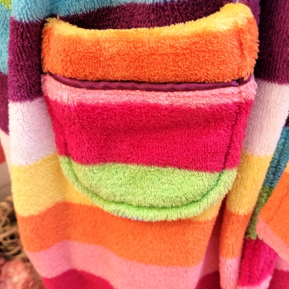 Joe Boxer Multicolor Striped Kids Robe - Picture 3 of 4